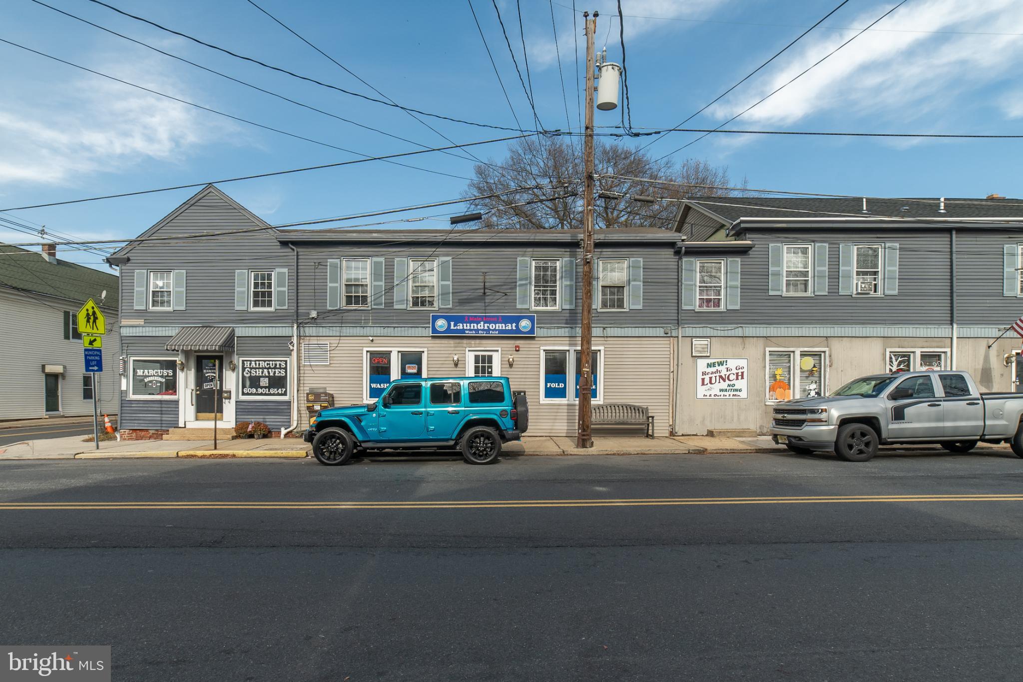 Charming storefronts in a vibrant community.
