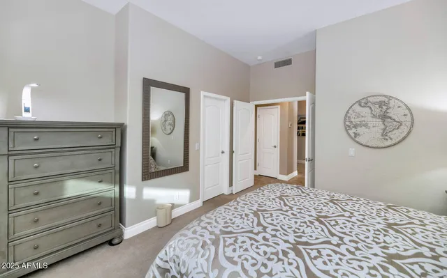 a building outdoor space with patio furniture