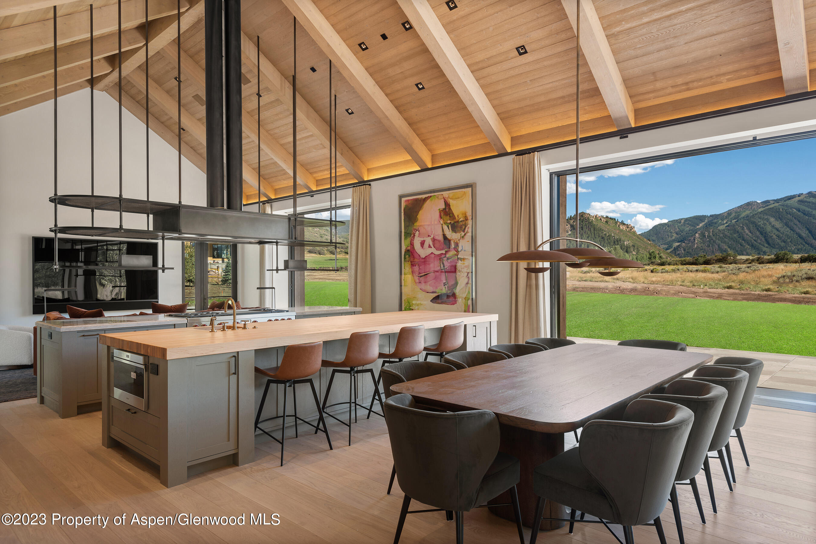 245 Slalom Path Aspen, CO 81612 - Photo 11 of 34 a view of an outside dining space with furniture