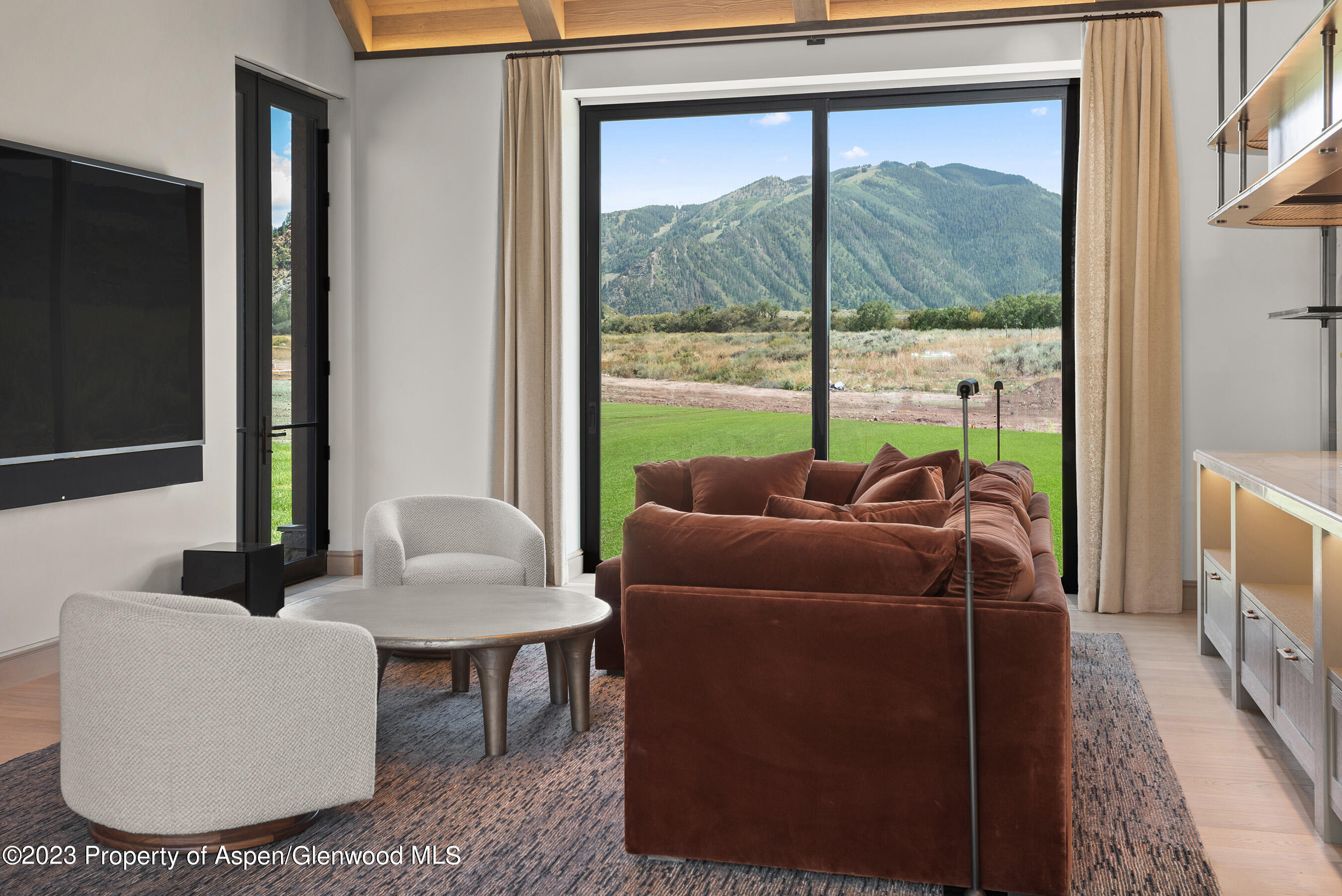 245 Slalom Path Aspen, CO 81612 - Photo 7 of 34 a living room with furniture and a window