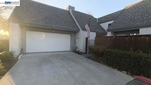 a backyard of a house