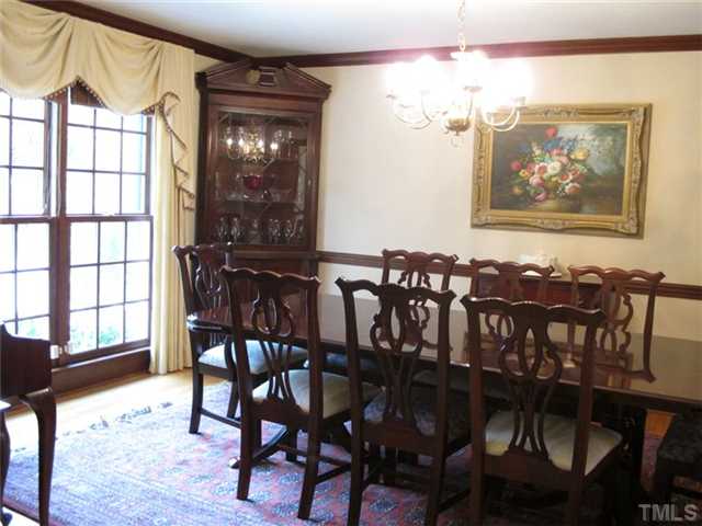 507 Spring Valley Drive Raleigh, NC 27609 - Photo 10 of 25 Dining room.