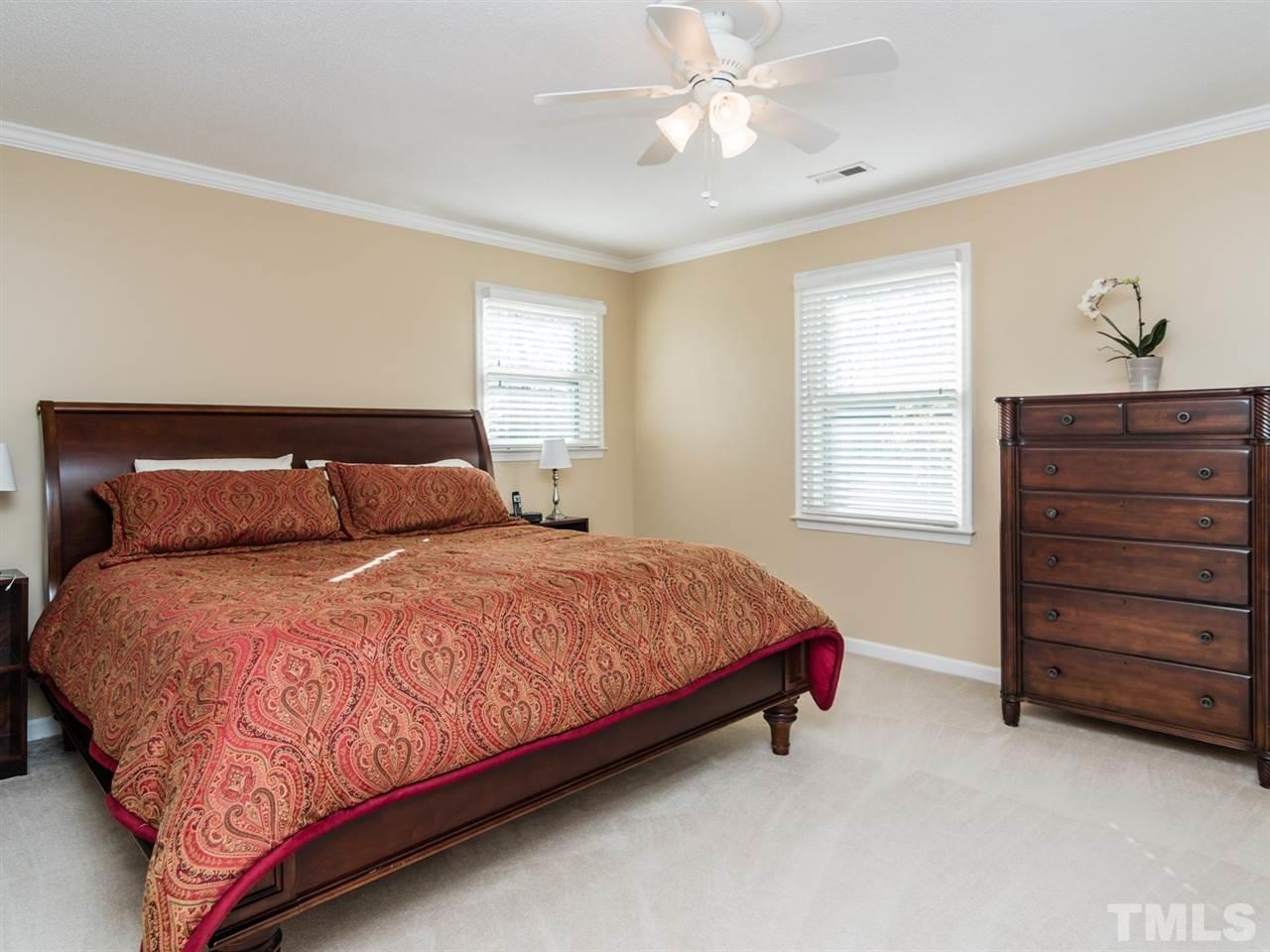 112 Trackers Road Cary, NC 27513 - Photo 15 of 25 The master bedroom has a as spacious, double closet.