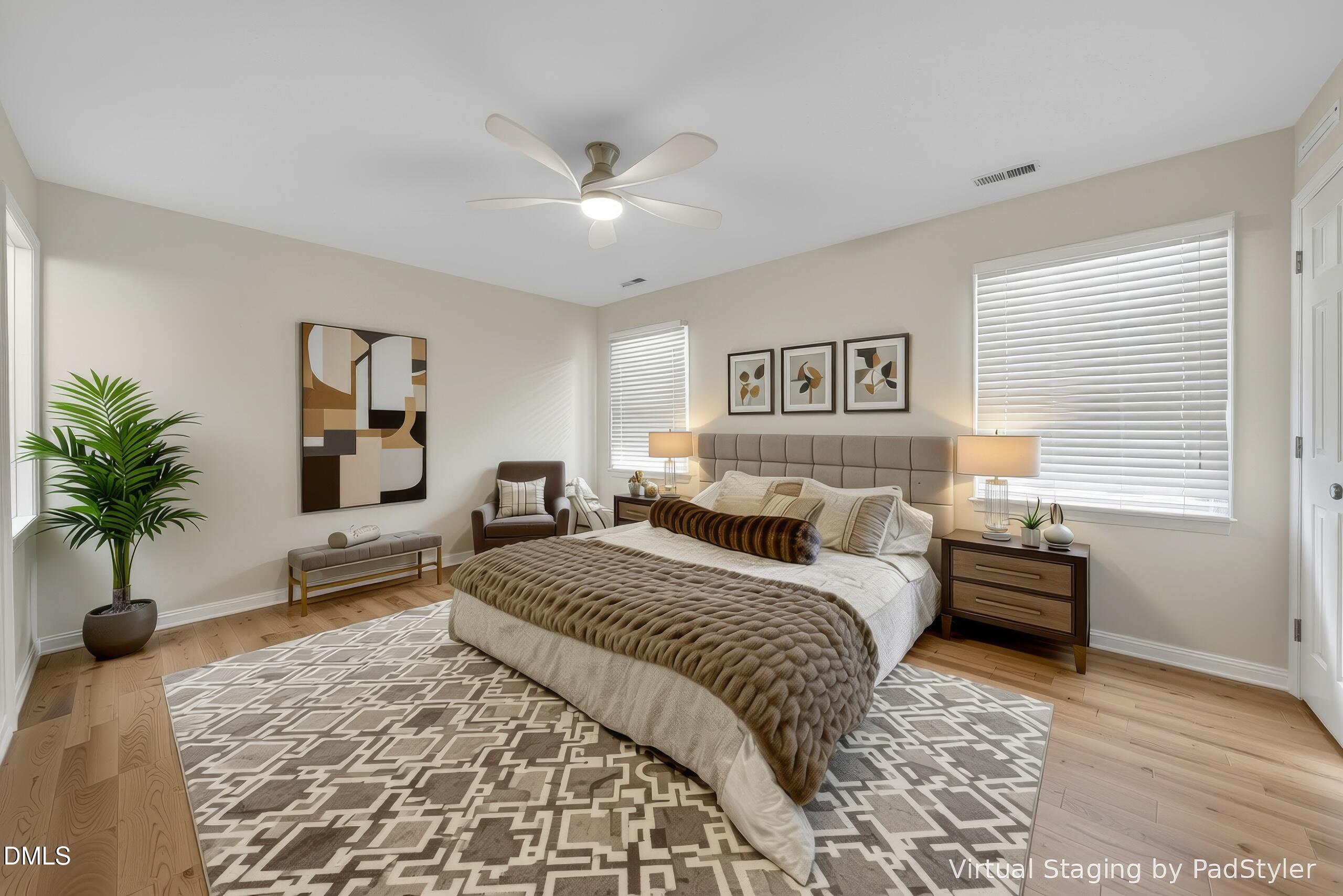 112 Poppy Trail Durham, NC 27713 - Photo 9 of 26 Primary Bedroom Staged (1)