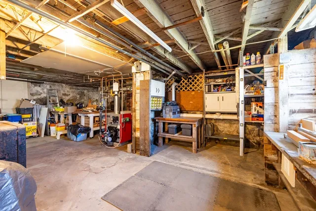 a view of a car door in the house