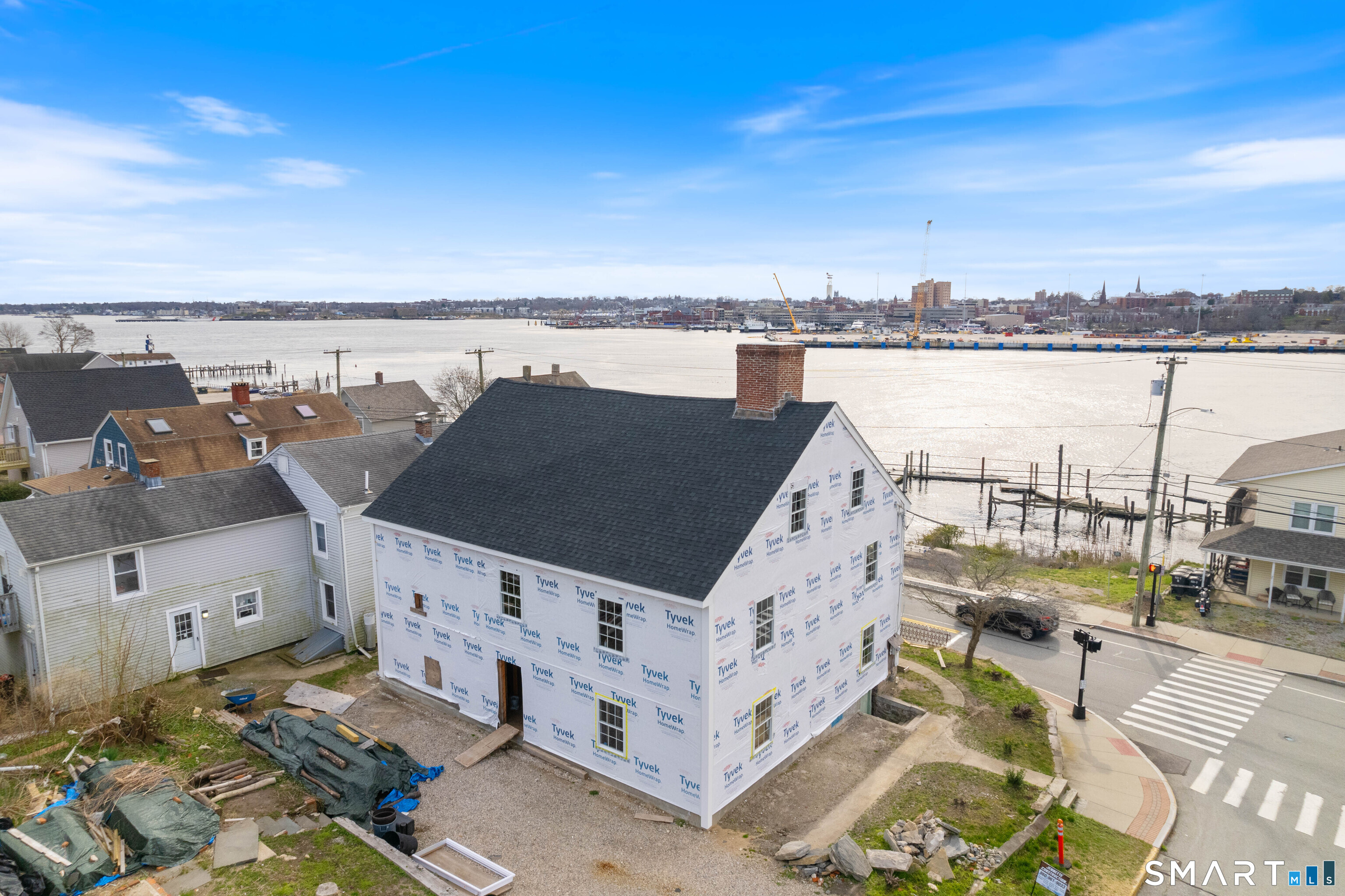 108 Thames Street Groton, CT 06340 - Photo 7 of 40 a view of a city with ocean view