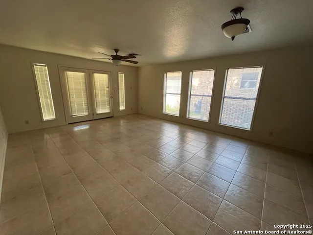 a bathroom with a sink vanity and a mirror