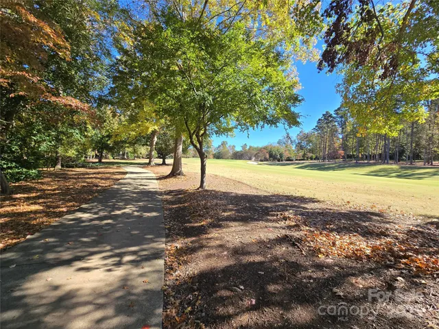 a view of an ocean and trees