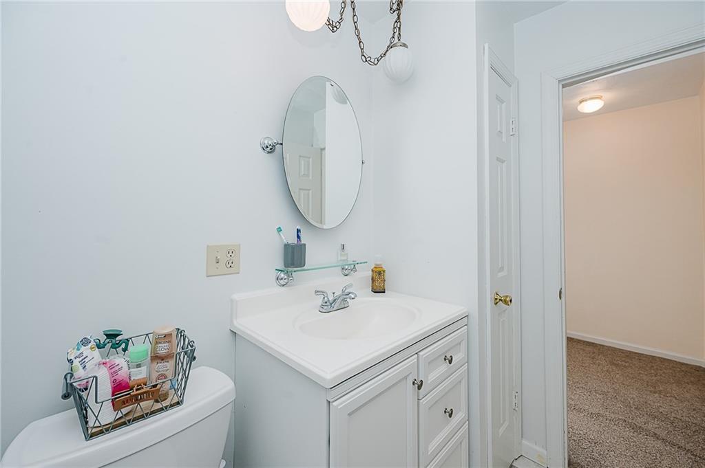 4852 Lucerne Road Indiana, PA 15701 - Photo 20 of 22 a bathroom with a sink and a mirror