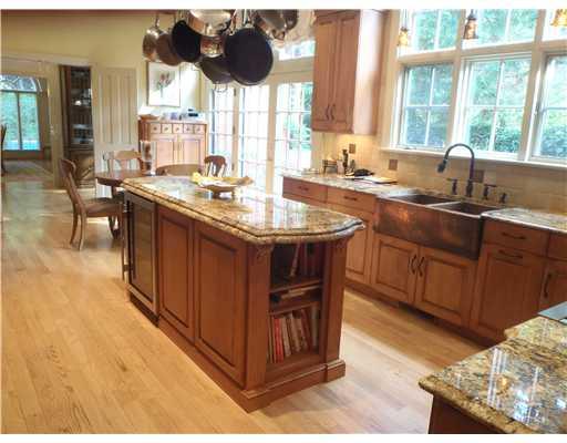 1005 West Waldheim Road Fox Chapel, PA 15215 - Photo 6 of 8 Kitchen. Outstanding renovation by Cuvee with Custom Rutt cabinetry,granite, Sub Zero, Wolf and copper farm sink.