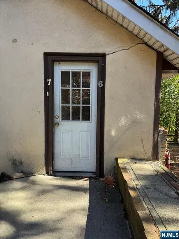 a view of entrance front of house