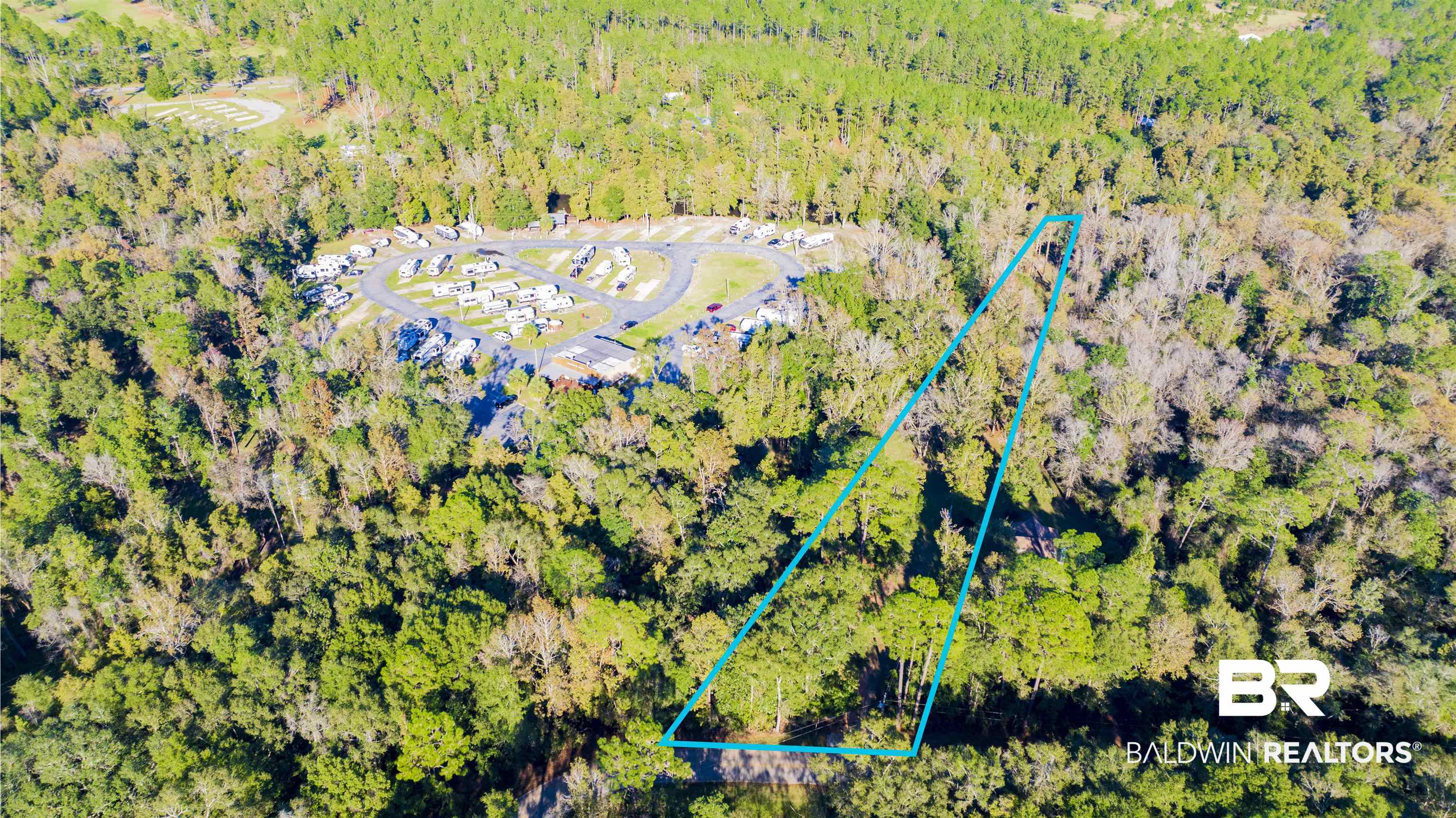 0 Waterworld Road Robertsdale, AL 36567 - Photo 13 of 16 Bird's eye view