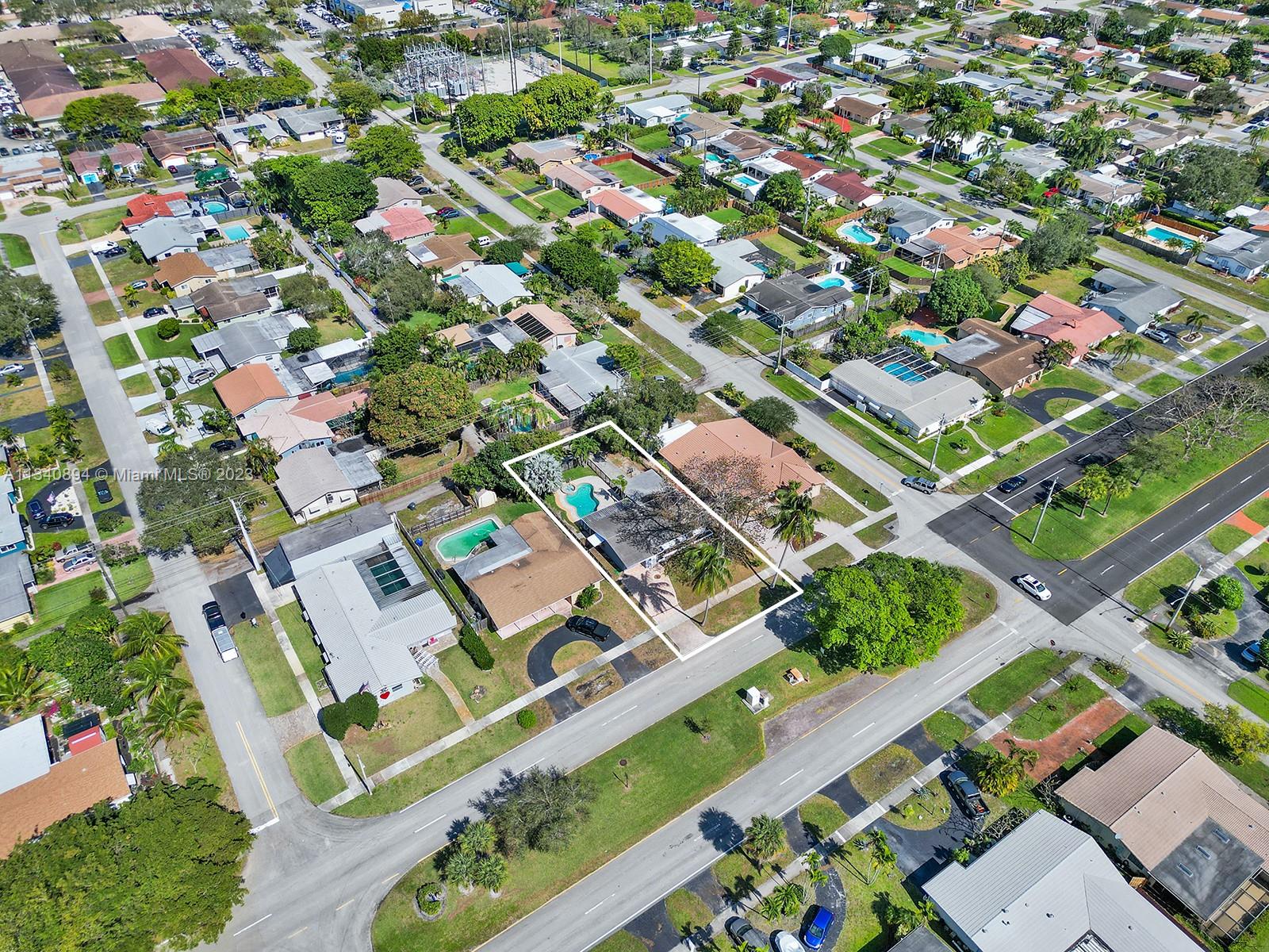 4007 West Park Road Hollywood, FL 33021 - Photo 2 of 31 an aerial view of residential houses with outdoor space
