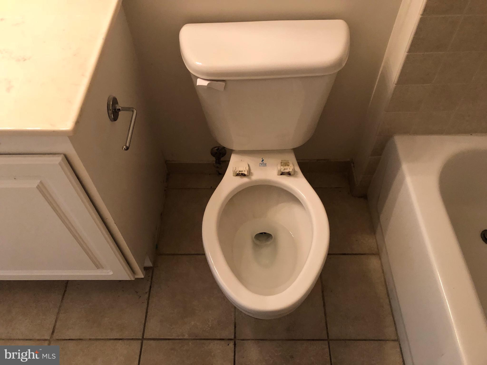 355 I Street Southwest, Unit 626 Washington, DC 20024 - Photo 3 of 8 a close view of a toilet in a bathroom