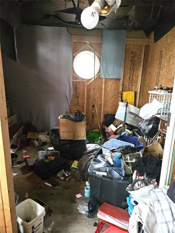 a view of wooden fence