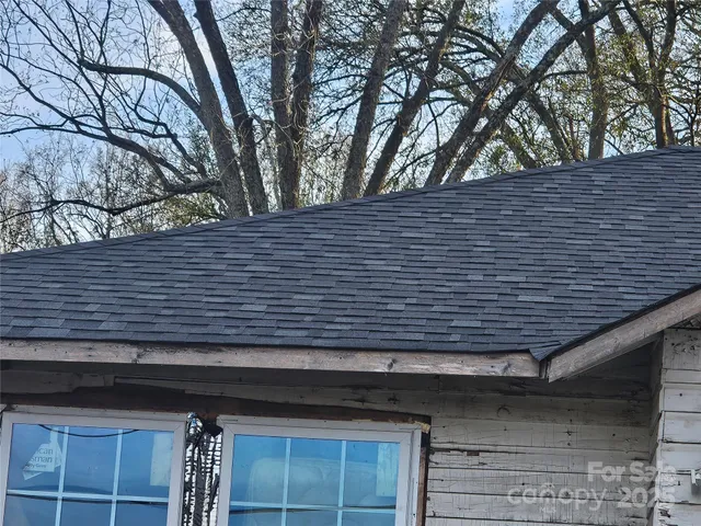 a backyard of a house