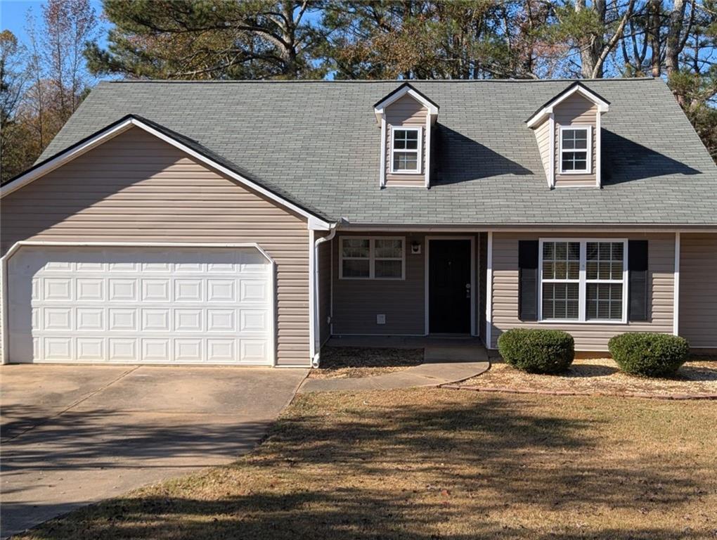 a house view with a outdoor space
