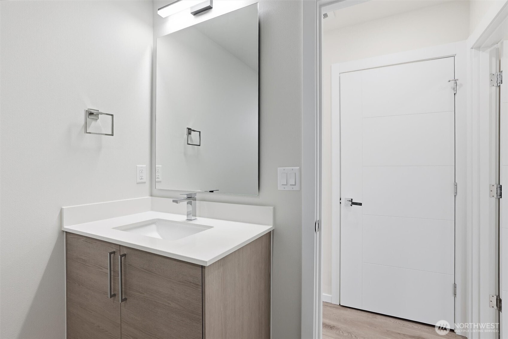 1816 24th Avenue South Seattle, WA 98144 - Photo 13 of 20 a bathroom with a sink and a mirror