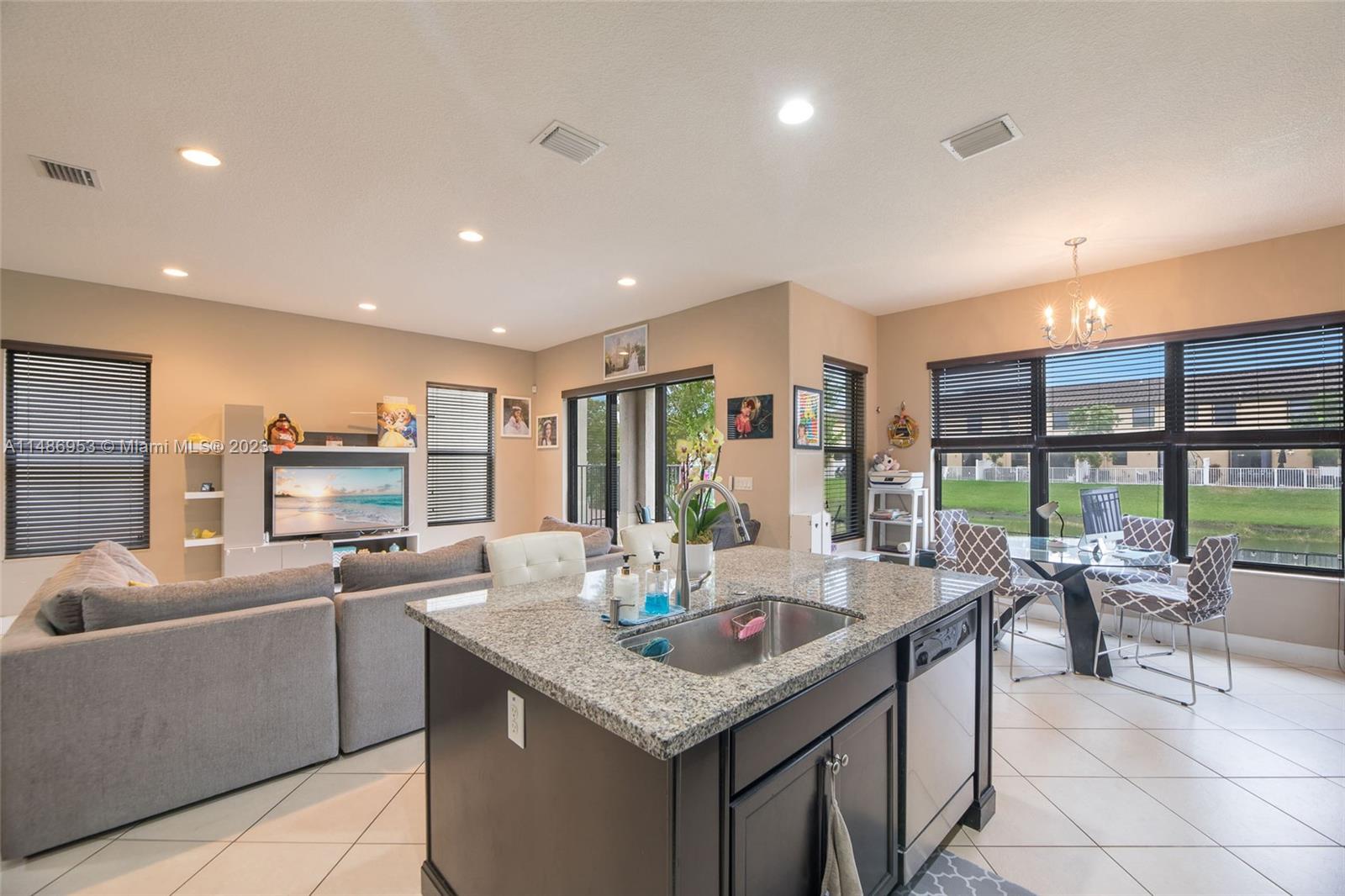 3308 West 95th Terrace Hialeah, FL 33018 - Photo 7 of 43 a kitchen with granite countertop lots of counter top space