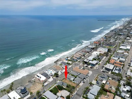 an aerial view of multiple houses