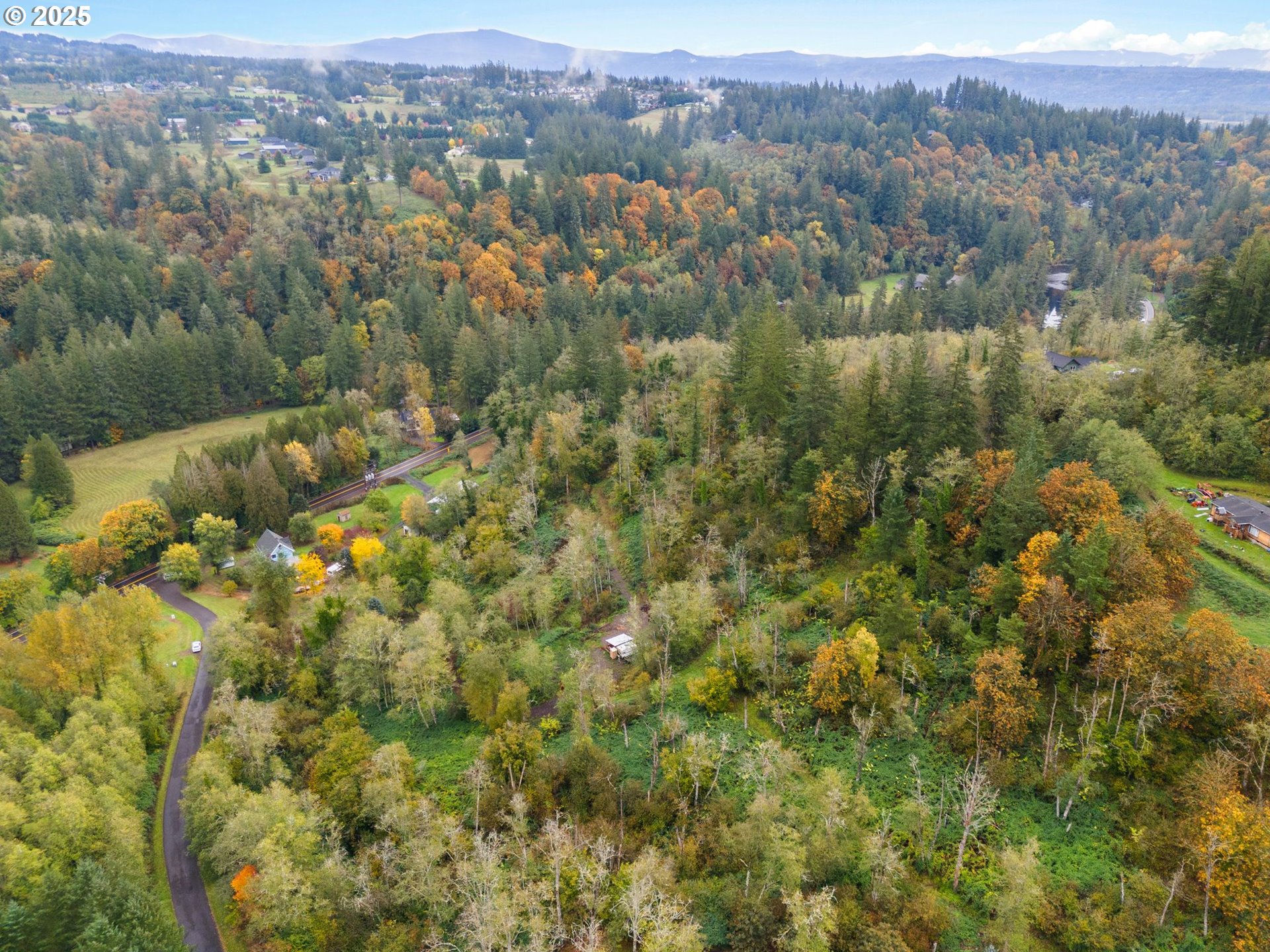 0 Southeast Washougal River Road Washougal, WA 98671 - Photo 5 of 28 an aerial view of residential houses with outdoor space and trees
