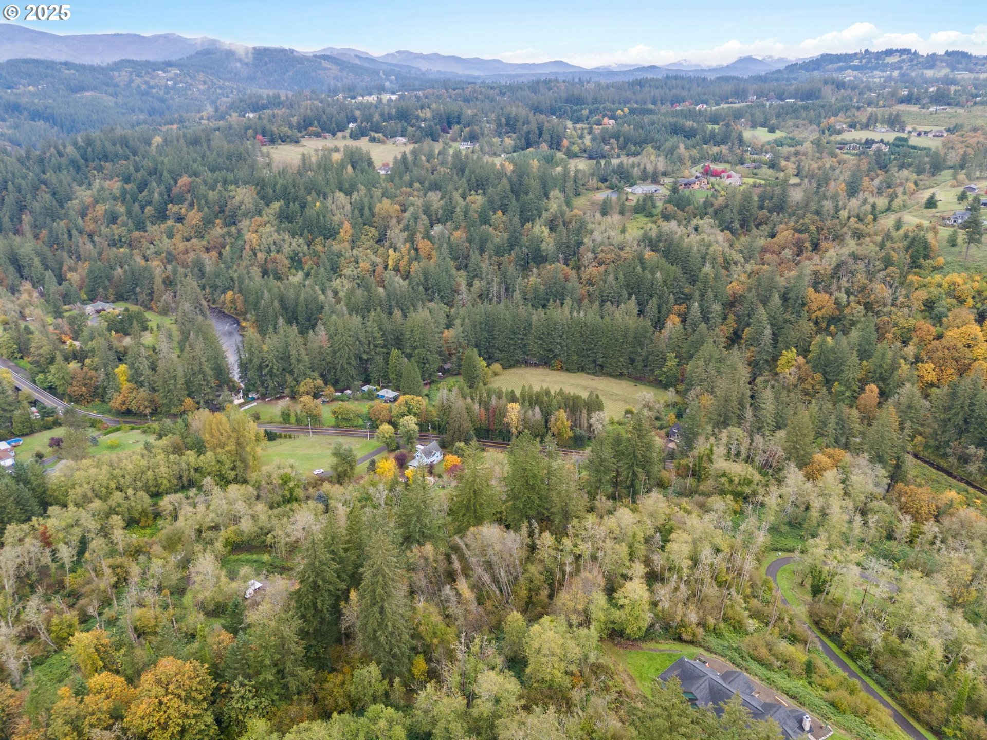 0 Southeast Washougal River Road Washougal, WA 98671 - Photo 8 of 28 a view of a forest with mountains in the background