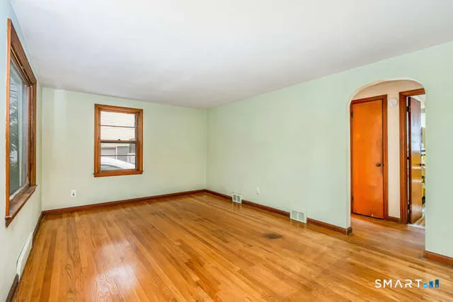 wooden floor in an empty room