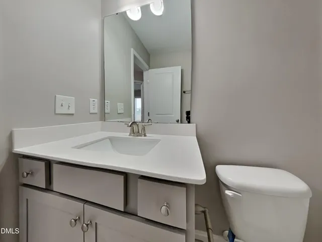 an empty room that has a window