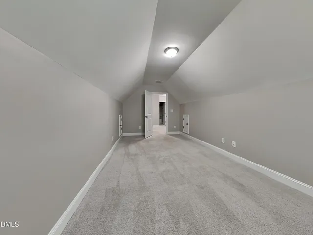 a big room with an empty space