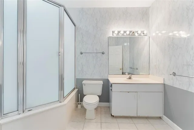 a car parked in a garage