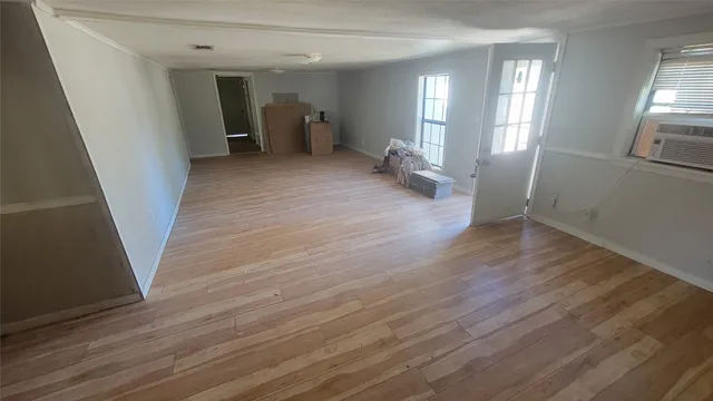 wooden floor in an empty room