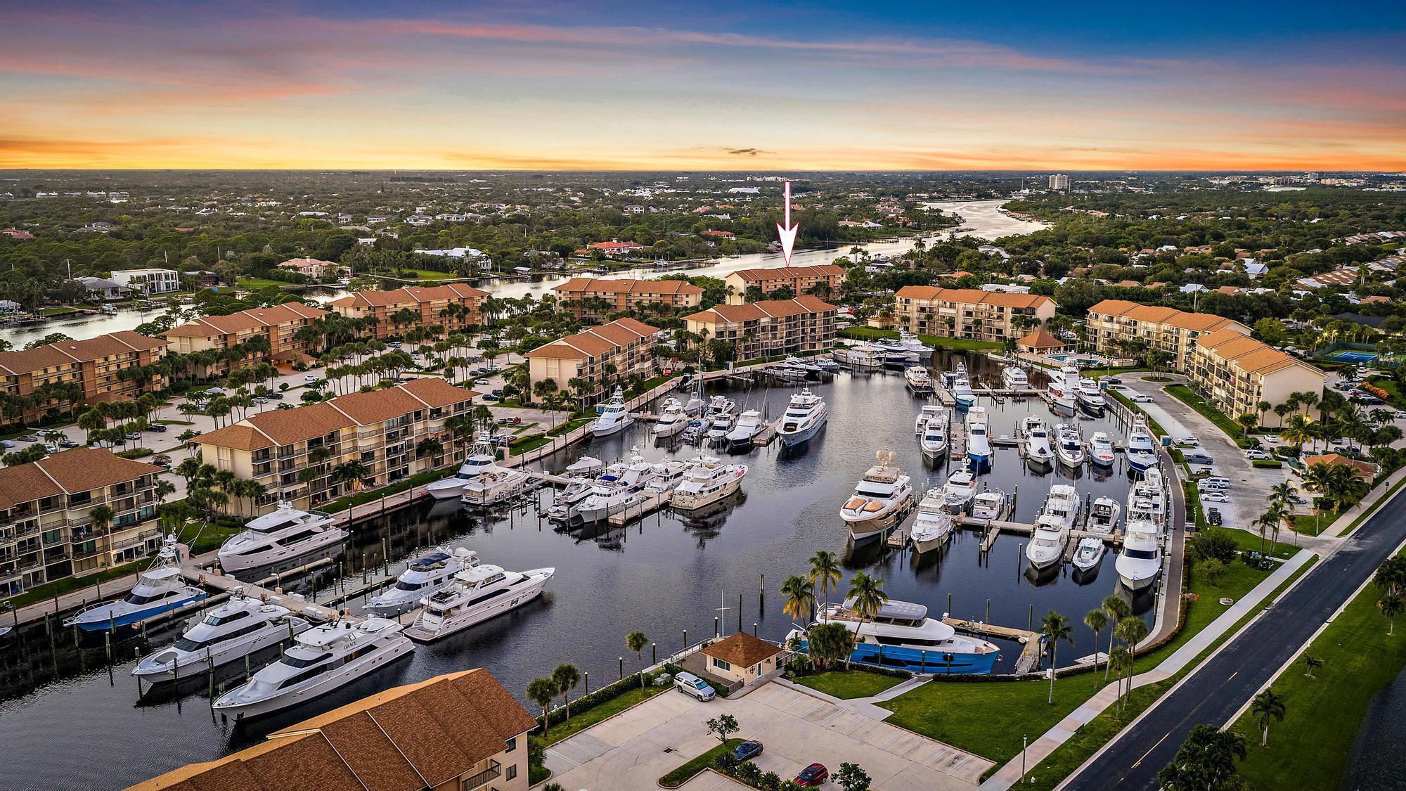 Aerial View of Community & Marina
