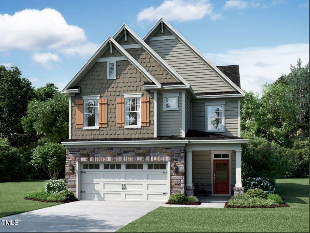 2383 Englemann Drive Apex, NC 27502 - Photo 7 of 14 a front view of a house with a yard