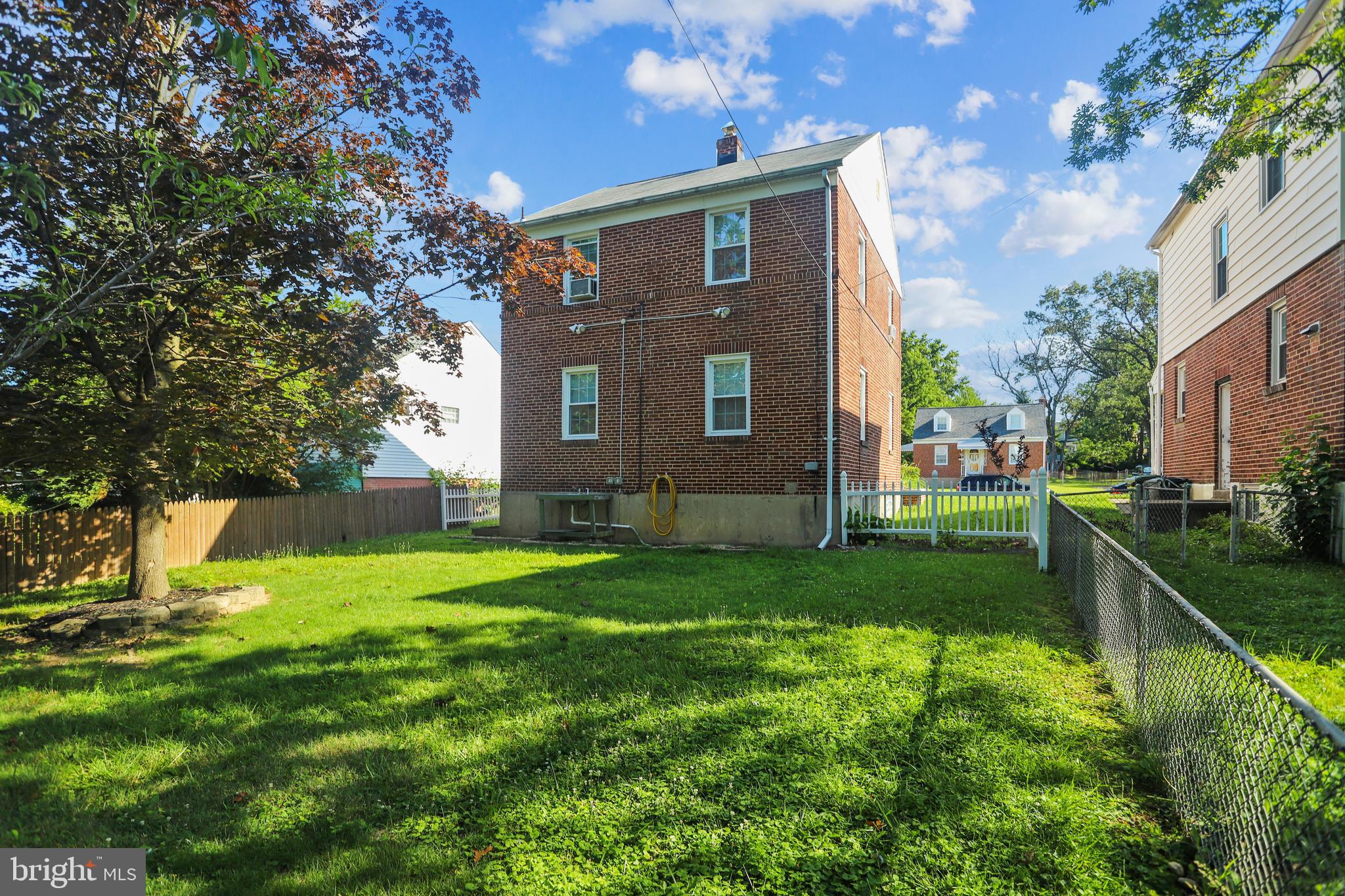 2813 Chesley Avenue Baltimore, MD 21234 - Photo 18 of 19 View of Back of House & Fenced Yard