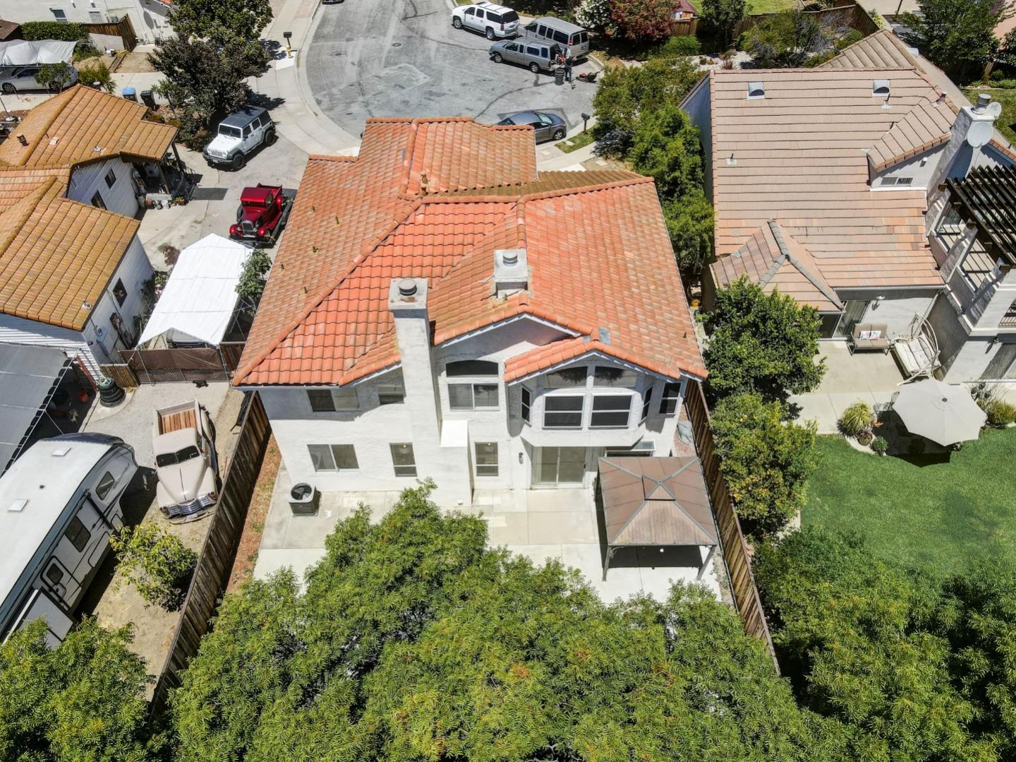 2699 Ramsdell Place San Jose, CA 95148 - Photo 38 of 40 an aerial view of multiple houses with yard