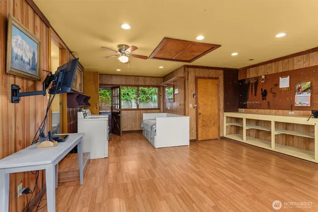 a view of a sign board with street