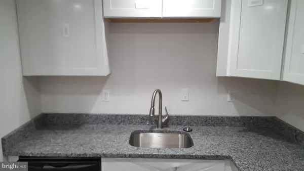a close view of sink and tap