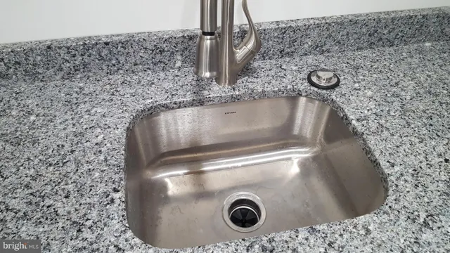 a close view of sink