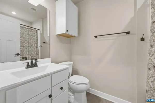 a view of a balcony with an outdoor space