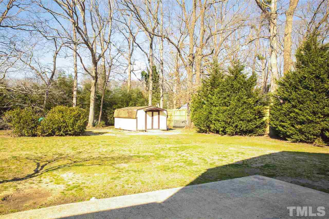 4105 Willow Oak Road Raleigh, NC 27604 - Photo 8 of 8 a view of back yard of the house