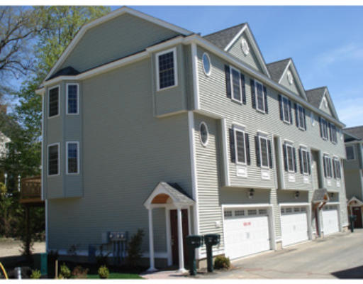 a front view of a building with street