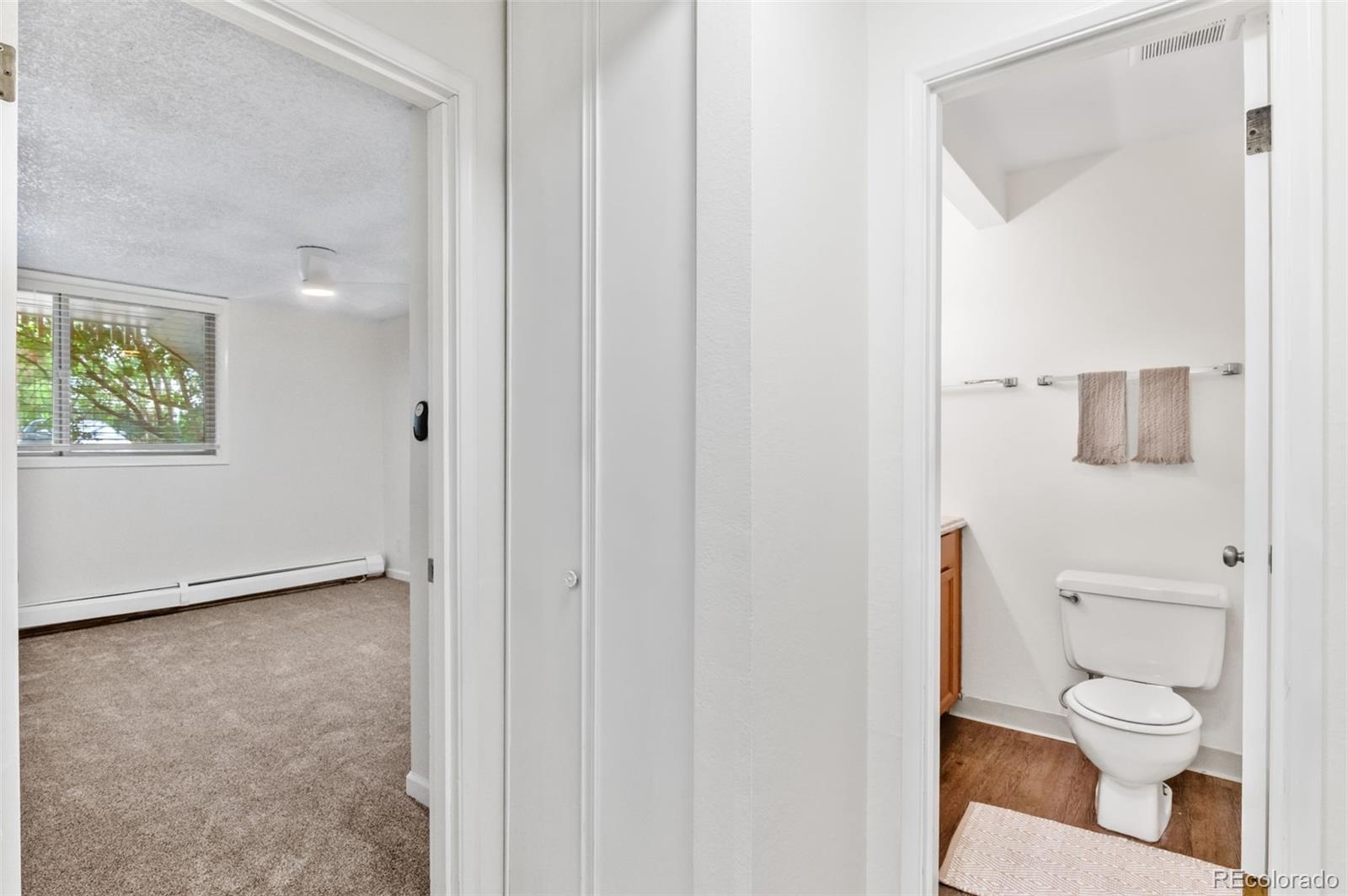 2707 Valmont Road, Unit 106 Boulder, CO 80304 - Photo 16 of 38 a bathroom with a toilet and a shower