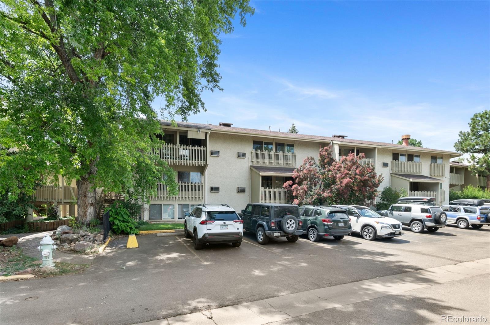 2707 Valmont Road, Unit 106 Boulder, CO 80304 - Photo 22 of 38 a view of a cars parked in front of a house