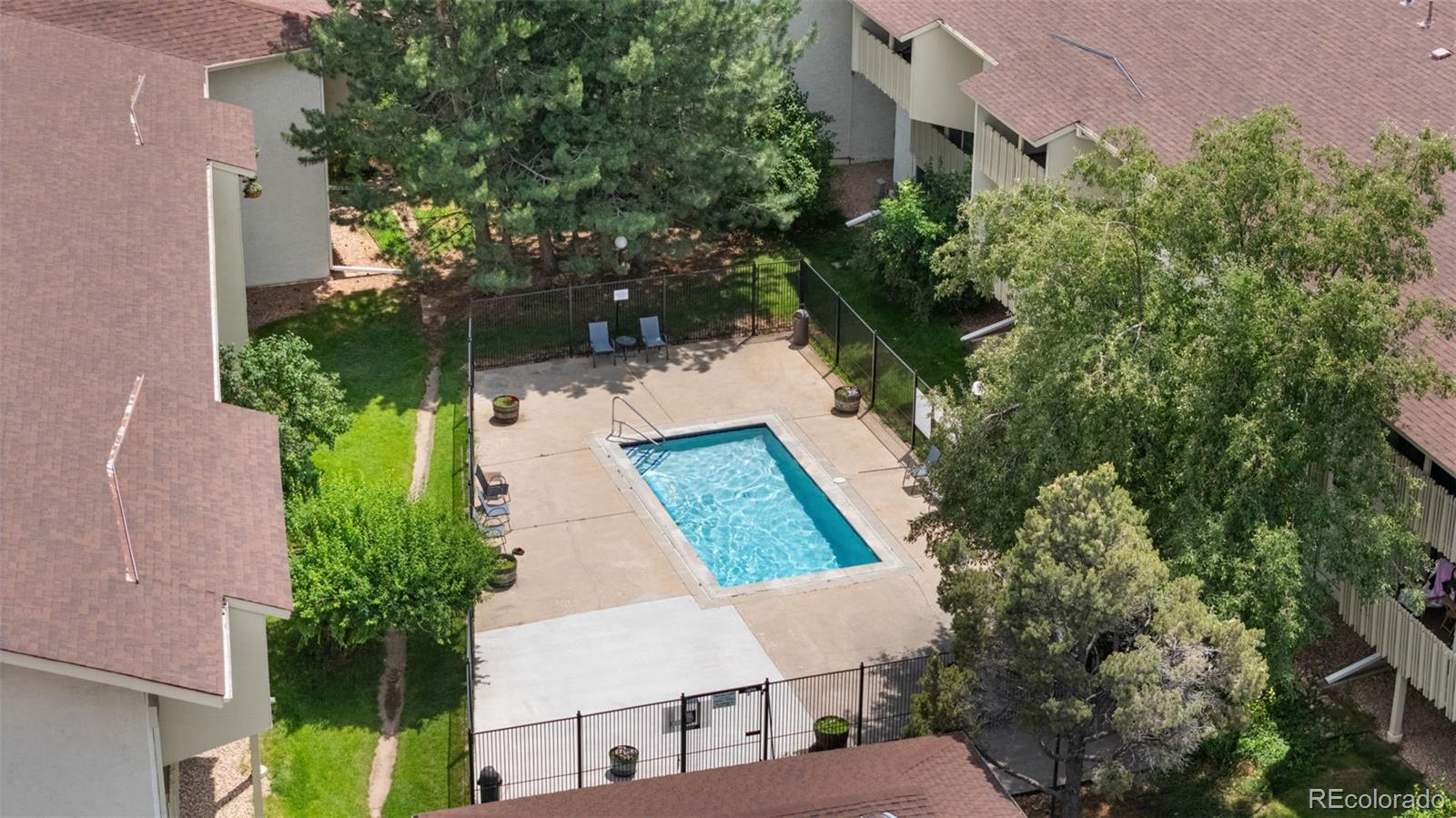 2707 Valmont Road, Unit 106 Boulder, CO 80304 - Photo 29 of 38 an aerial view of a house with garden space and street view