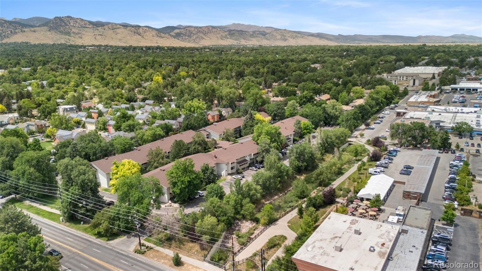 2707 Valmont Road, Unit 106 Boulder, CO 80304 - Photo 34 of 38 an aerial view of multiple house