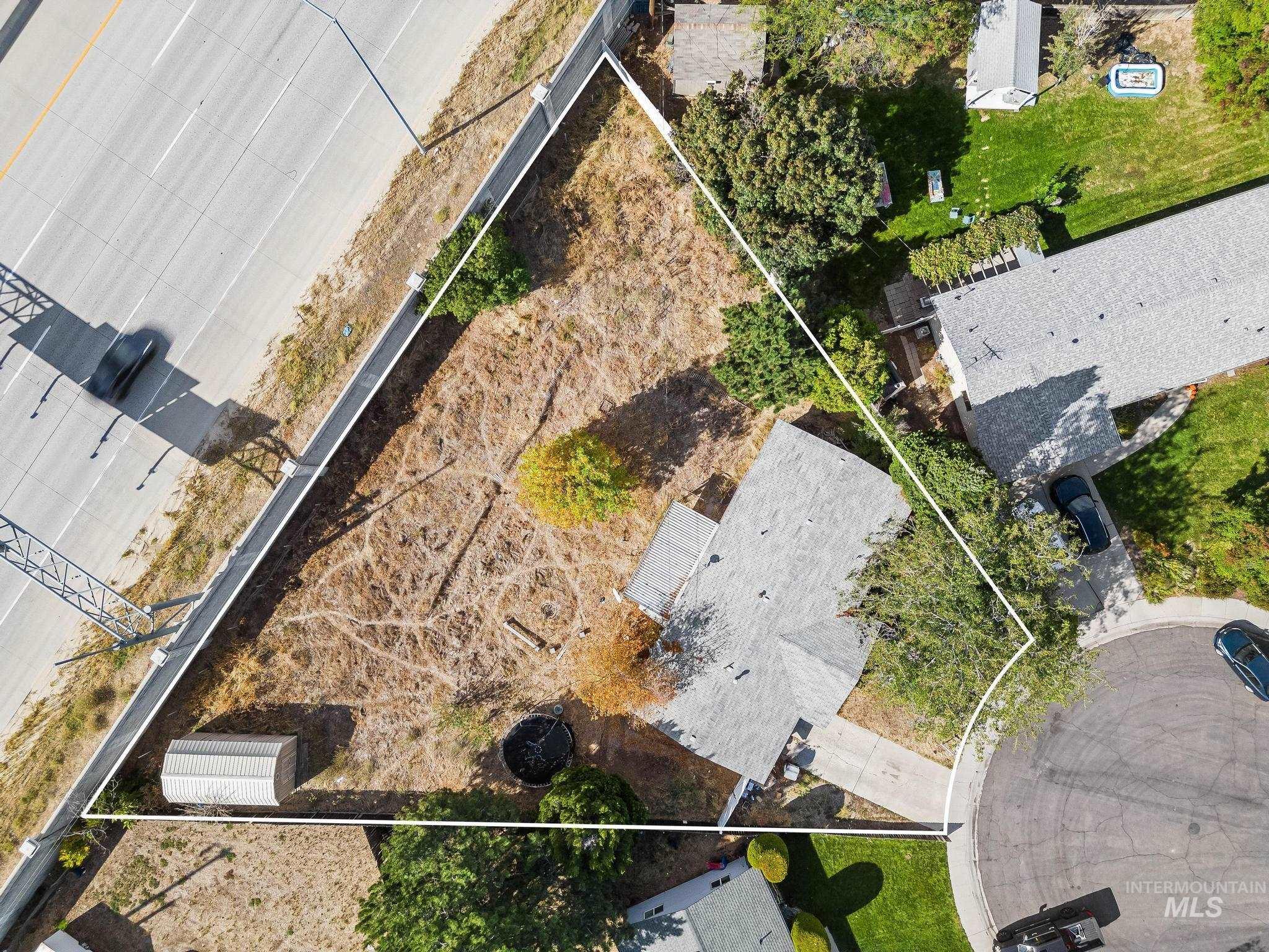 6295 West Grandview Place Boise, ID 83709 - Photo 24 of 29 Aerial view of property's location featuring property boundaries highlighted