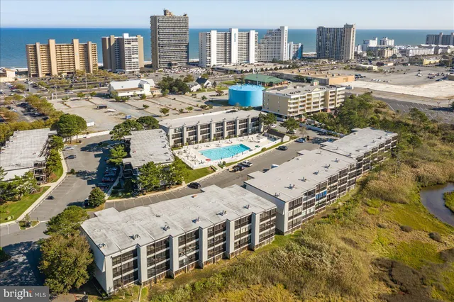 a view of a city with tall buildings