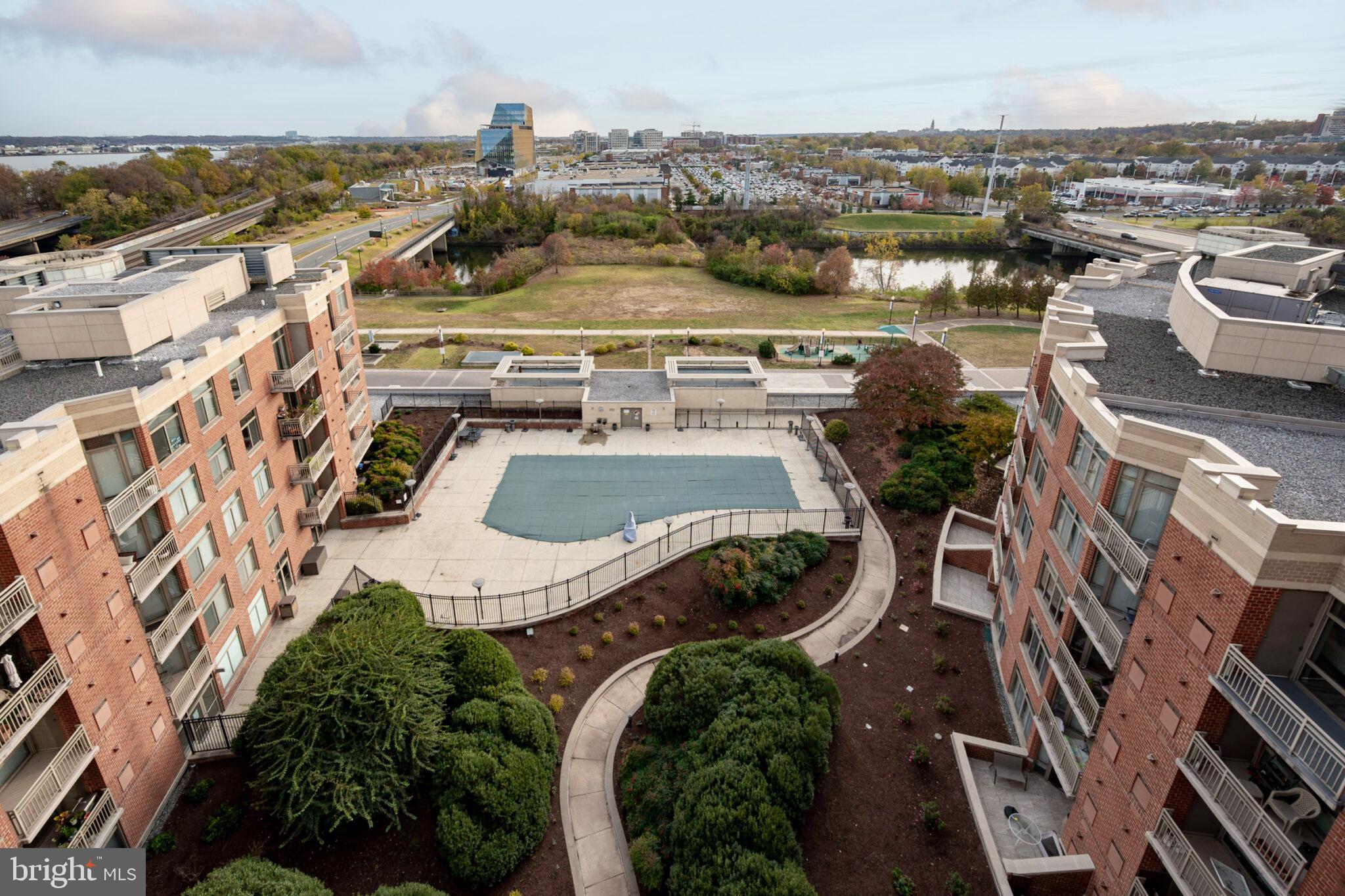 3650 South Glebe Road, Unit 450 Arlington, VA 22202 - Photo 53 of 60 an aerial view of a house with outdoor space
