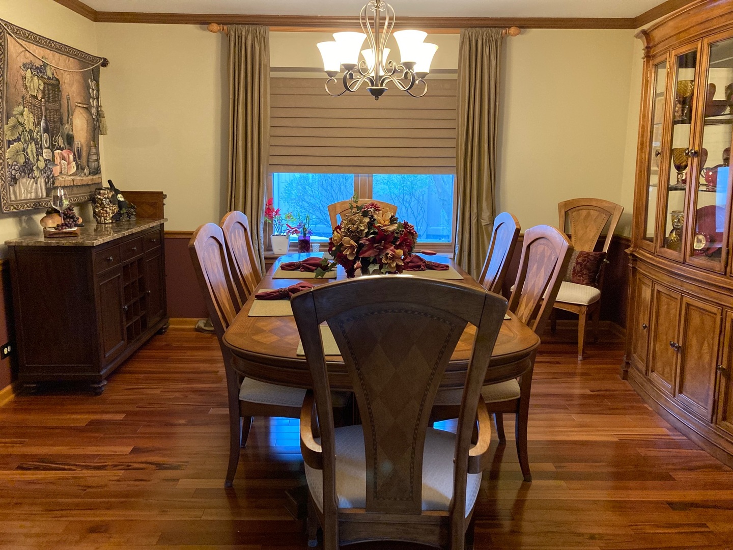 36 Redstart Road Naperville, IL 60565 - Photo 5 of 38 a view of a dining room with furniture window and wooden floor