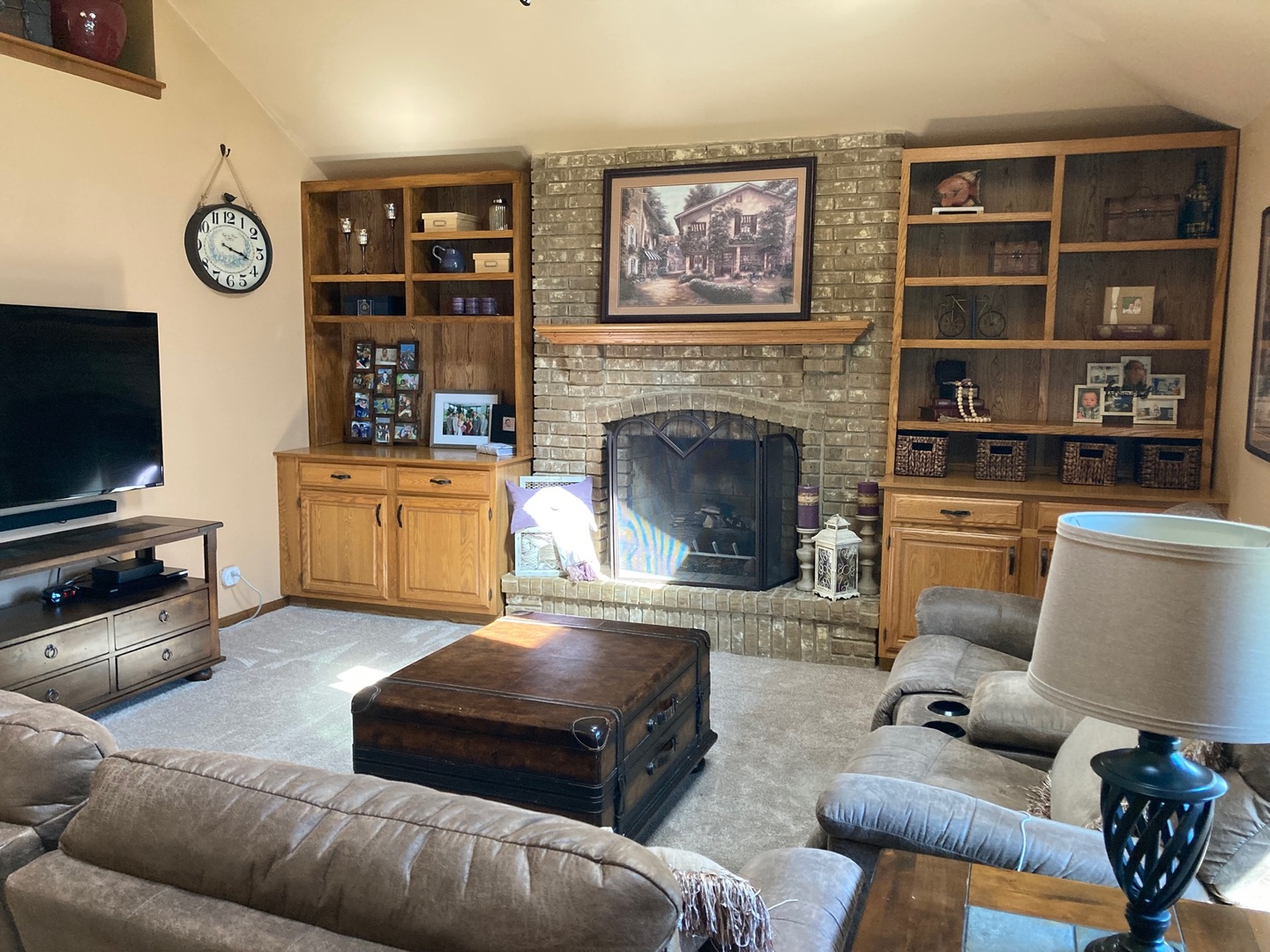 36 Redstart Road Naperville, IL 60565 - Photo 7 of 38 a living room with furniture and a fireplace